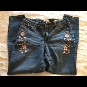 Embroidered jeans